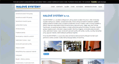 Desktop Screenshot of halovesystemy.cz